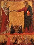 Barna da Siena The Mystical Marriage of St.Catherine oil painting picture wholesale